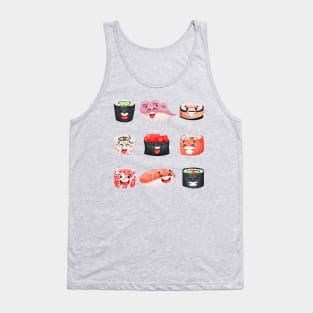 Sushi Funny Collection Tank Top